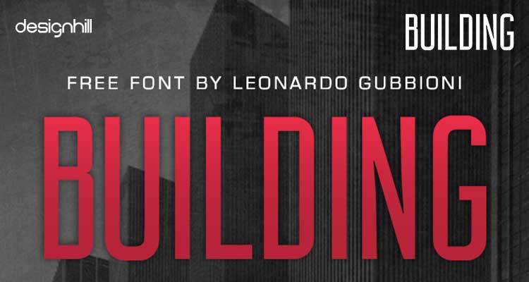 Logo con fuente Building